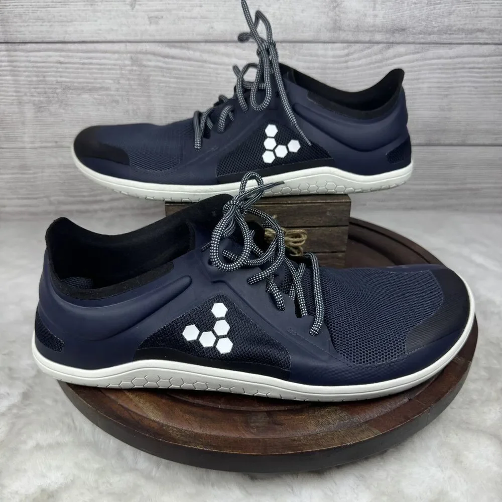 Vivobarefoot Primus Lite III Navy Blue US 11 EU 44 Mens Running Shoes Minimalist